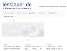 Tablet Screenshot of lesslauer.de
